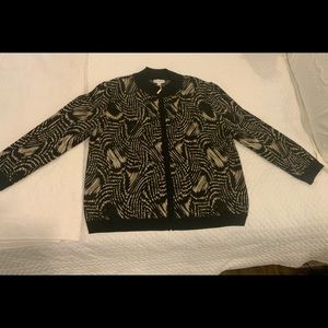 ST JOHN SPORT WOOL BLEND CARDIGAN